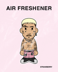 hip hop air freshener

car air freshener

air freshener

Lil Peep

lil peep air freshener

peep