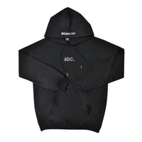 abc. oversized hoodie - black