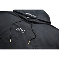 abc. oversized hoodie - black