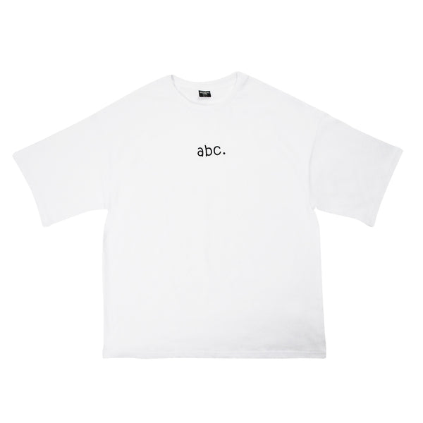 abc. oversized t-shirt - white