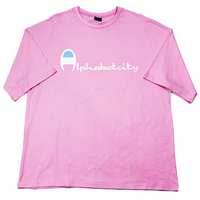 🏆 . oversized t-shirt - pink